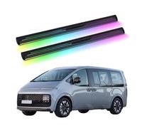 OLQYBD Marchepieds électriques Plug-N-Play avec éclairage LED compatibles avec HYUNDAI Staria 2020-2025 | Marchepieds électriques rétractables automatiques, capacité de charge de 272 kg