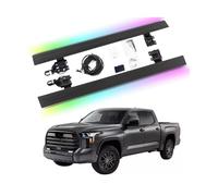 OLQYBD Marchepieds électriques Plug-N-Play avec éclairage LED compatibles avec Toyota Tundra SR5 et Tundra TRD 2022-2025. Marchepieds électriques rétractables automatiques, capacité de 272 kg