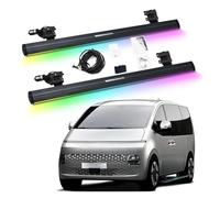 OLQYBD Marchepieds rétractables automatiques compatibles avec HYUNDAI Staria 2021-2025 | Installation facile et rapide | Éclairage nocturne RGB | Supporte jusqu'à 272 kg Antidérapants Sans perçage