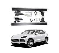OLQYBD Marchepieds rétractables automatiques compatibles avec Porsche Cayenne 2020-2025 | Installation facile et rapide | Éclairage nocturne RGB | Supporte jusqu'à 272 kg | Antidérapants |