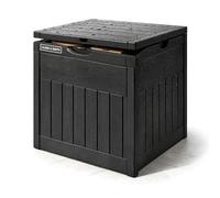 Olsen & Smith - Boîte de jardin 126L | Étanche et résistante aux intempéries | Boîte de rangement verrouillable en plastique | Robuste, facile d'entretien et peu encombrante