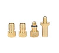 Olsixxuuk Lot de 4 adaptateurs de valve de vélo - Adaptateur de valve de vélo - Adaptateur Sv Av Dv - Pompe à ballon - Aiguille de gonflage