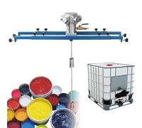 OLSKFUH Agitateur Pneumatique, Mélangeur À Seau, Agitateur De Peinture, Support pour Machine À Mélanger La Peinture, Outil De Mélange De Peinture À Air Comprimé, pour Matériaux D,