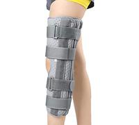 OLSKFUH Attelle De Genou Complète pour Immobilisation du Genou, Adaptée À La Récupération Post-Opératoire Et Chirurgicale du Genou, Support D'Attelle De Genou Droit,L