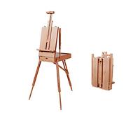 OLSKFUH Chevalet De Peinture, Boîte De Chevalet Portable, Outil De Dessin, Coffret De Peinture, Chevalet pour Aquarelle, Adapté Aux Débutants,