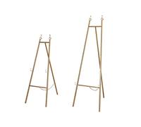 OLSKFUH Chevalet en Forme De A pour Artiste, Chevalet Portable Et Réglable avec Trépied, 120/150 Cm De Hauteur, Chevalet D'Affichage Pliable en Métal pour Affiches, Panneaux Et P,