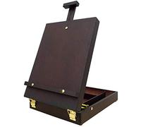 OLSKFUH Chevalet Et Planche À Dessin, Boîte À Outils De Peinture, Coffret De Rangement, Présentoir Professionnel, Élégant Et Polyvalent, Table De Travail pour Artistes Et Loisirs,