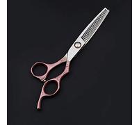 OLSKFUH Ciseaux De Coiffure Professionnels, Kit De Ciseaux De 15 Cm (6 Pouces) À Roulements 440C, Ciseaux De Coupe Et D'Effilage Professionnels avec Poignée Rose,