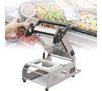 OLSKFUH Machine de scellage Thermique Commerciale pour Aliments, Machine d'emballage Manuelle pour boîtes à emporter, Machine de scellage Thermique pour Plateaux à sandwichs,