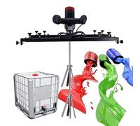 OLSKFUH Mélangeur Électrique pour Cuves IBC, Agitateur Industriel pour Fûts - 3000 W, Hélice Repliable, Portée Télescopique 65-125 Cm - Idéal pour L'Agitation des Dissolvants D'E,