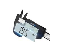 OLSKFUH Pied À Coulisse en Plastique, Étrier Numérique, Règle Électronique, Vernier, Calibre Numérique, Outil De Mesure, Calibrateur Numérique, Micromètre,Big Screen Silver150