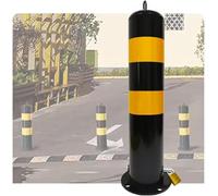 OLSKFUH Poteau De Signalisation De Chantier avec Cône Réfléchissant, Poteau De Barrière De Sécurité Amovible pour Parking, Colonne D'Avertissement en Tube d'acier, Bornes De Sign,3 Pack-75cm/29.5in