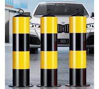 OLSKFUH Poteau De Signalisation De Chantier, Cône De Chantier, Borne De Signalisation Routière 50 75 100 120 Cm, Poteau De Délimitation De Circulation, Robuste, Borne De Sécurit,3 Pack-H 100CM/39.4in