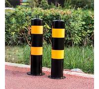 OLSKFUH Poteau De Signalisation De Chantier, Cône De Chantier, Borne De Signalisation Routière 50 75 100 120 Cm, Poteau De Délimitation De Circulation, Robuste, Borne De Sécurit,2 Pack-H 50CM/19.7in