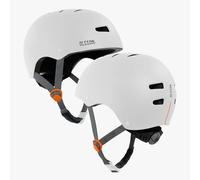 OLSSON - Casque Urban Rider - Tailles S à L (54-58 cm) - Réglable - Homologué - Résistant aux Chocs 360° - Doublure Amovible - Ventilation - pour trottinettes, Rollers, vélos et Skate (Blanc, M)