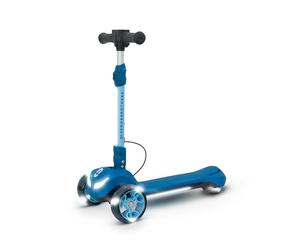 Olsson Glide Trottinette électrique pour enfants 3 roues Puissance 60 W - 2 000 mAh - 8 km d'autonomie - Vitesse maximale 6 km/h - Pliable - Roues LED - Hauteur réglable