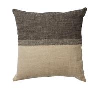 Olsson & Jensen Housse de coussin Levi 60x60 cm Noir/naturel