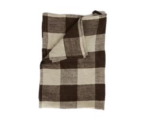 Olsson & Jensen Torchon en lin Johanna 45x65 cm Brun/naturel