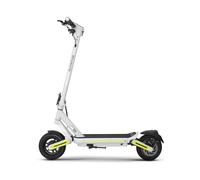 Olsson Quantum Trottinette électrique à Double Suspension coudée inversée avec Roues 25,4 cm Tubeless Lumières LED Clignotants Régulateur de Vitesse Pliable Base antidérapante Gris