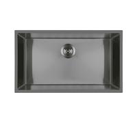 Oltens Stalvask évier en acier inoxydable 76x44 cm noir 71102300