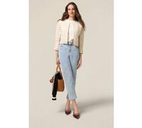 Oltre Boyfit Jeans With Patch Pockets Light Blue Taille: 42 | Pantalons droits Outlet | Femme | Bleu