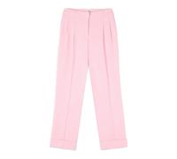 Oltre - Pantalon Crêpe à Pinces - Femme - Pantalons - Rose - Taille: 38 FR