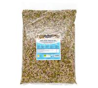 Oltresole, Organic Omega Seed Mix 3 kg (Pumpkin, Sunflower and Flax Seed Mix), Mélange de 3 graines grasses crues et entières, riches en protéines, fibres et oméga-3, idéal pour les salades