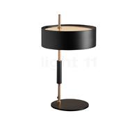 Oluce 1953 Lampe de table doré/noir
