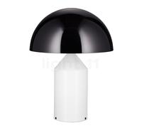 Oluce Atollo Lampe de table noir/blanc - ø50 cm - modèle 233