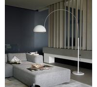 Oluce Coupé Lampadaire arqué, E27, L3320/R BI,