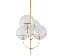 OLUCE lampe à suspension LYNDON (Or - verre et métal)