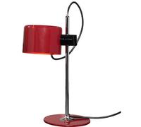 Oluce Mini Coupé 2201 Lampe à Poser Rouge Écarlate
