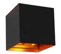 Olucia - DION - Applique murale - Or/Noir