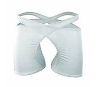 Oludkeph Culotte pour Homme sous-vêtements Taille Haute Extensible Crossdress G-String, Blanc., Taille Unique