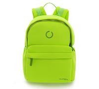 OLUFSENKids - Sac à dos enfant HÖFN en néoprène - Résistant à l'eau - Poche intérieure et arrière antivol et compartiment pour tablette - Pour enfants et adolescents - 21x11x31cm - Couleur Vert
