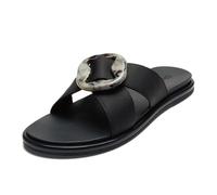 OLUKAI La'i Sandales à enfiler pour femme, chaussures de tous les jours et imperméables, confortables tout au long de la journée, élégantes et durables, Pierre de lave/pierre de lave, 38.5 EU
