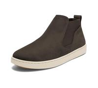 OLUKAI Pehuea Mid Bottes à enfiler pour femme, chaussures décontractées pour tous les jours avec design facile à mettre et à enlever, cuir imperméable, ajustement confortable et semelles en caoutchouc