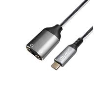 Oluote Adaptateur USB C vers Jack 3,5 mm, Adaptateur Double Jack USB C, Splitter Type C vers 3.5mm Écouteur Câble (3M)