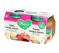 Olvarit | Panade Bébé Dès 4 Mois Pomme Mangue Banane Aliment 2x125 g