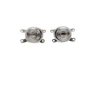 OLVESXC Phares Antibrouillard Garniture Chromée Avec Couvercle Câblage Faisceau Calandre Avant LED Antibrouillard Pour Toyota Pour Corolla Pour Altis 2019-2021(Only yellow Fog lamp)