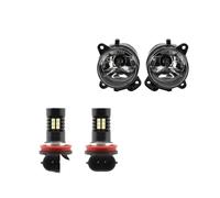OLVESXC Phares Antibrouillard Pour VW Pour Transporter T5 Pour Multivan Pour Caravelle Phares Antibrouillard LAMPE À LED Couvercle Gril Faisceau Câblage Kit Commutation(LED)