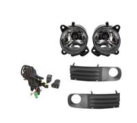 OLVESXC Phares Antibrouillard Pour VW T5 Pour Transporter Pour Multivan Pour Caravelle Antibrouillard LED Couvercle Lampe Gris Gril Faisceau Câbles Kit Commutateur(1 set halogen)