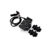 OLVESXC Titulaire Téléphone Base d'alimentation Universelle Téléphone Support Navigation Chargement sans Fil Arceau Sécurité 12mm/22mm pour BMW R1250GS ADV R1200GS GPS Navigation Montage