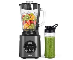 Olvy Blender Chauffant Mixeur Bol Verre Glace Pilee