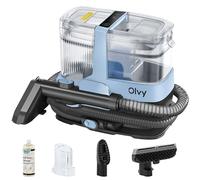 Olvy Nettoyeur de Tapis 2.0 - Puissant Détacheur 17.000 PA avec Tuyau de 1,6m, Câble de 4m, Fonction d’Auto-Nettoyage & 500ml de Solution de Nettoyage - Tapis, Canapé, Matelas & Voiture
