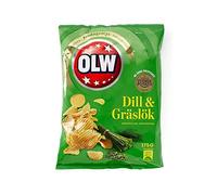 Olw Aneth & Graslok Aneth Et Ciboulette Chips 175G - (Paquet de 6)