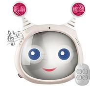 Oly Active Baby Miroir de voiture pour bébé - Incassable face à l'arrière pour divertir et apaiser la visibilité du bébé - 25.4x29.7x7.8 cm - Rétroviseur réglable avec télécommande par Benbat - Beige