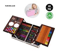 OLY MAGIC - Kit Peinture Dessin Premium Deluxe - 145 pièces - Parfait pour les Enfants (>5ans), Débutants et Artistes - Rose