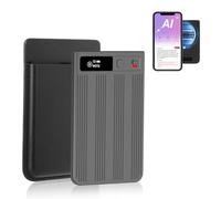 Olycism Dictaphone Enregistreur Vocal IA - Stylo & Mini Enregistreur Vocal Espion Discret 64Go - Aucune Limite de Durée de Transcription - Traduction & Transcription & Résumé & Carte Mentale