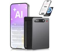 Olycism Enregistreur Vocal IA Dictaphone Numérique 64GB avec Transcription Audio en Temps Réel & Traduction 112+ Langues Reconnaissance Vocale, Résumé Automatique pour Réunions, Bloc Note Numérique